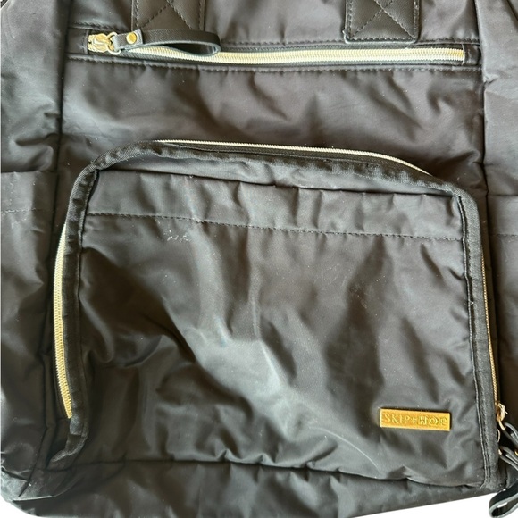 Skip Hop Diaper Bag in Black Gold Hardware - Picture 3 of 8
